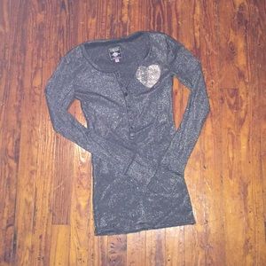 🤩4/$25 Sparkly long sleeve PINK shirt!